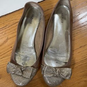 Alfani sparkle bow ballet flats